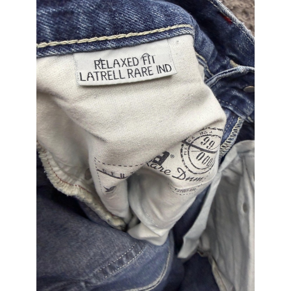 Vintage Y2k Mecca Relaxed Fit Straight Denim Jeans Blue Medium Wash Mens Size 34 - Picture 10 of 16